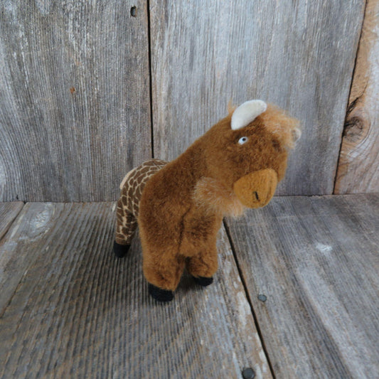 Vintage Giraffalo Plush Beanie Giraffe Buffalo Bean Bag Stuffed Animal by Jumbies 2000