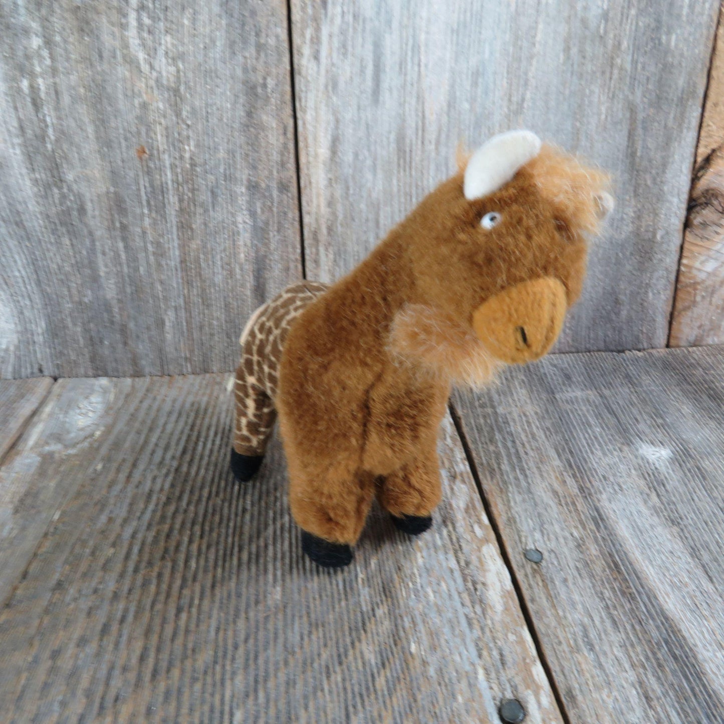 Vintage Giraffalo Plush Beanie Giraffe Buffalo Bean Bag Stuffed Animal by Jumbies 2000