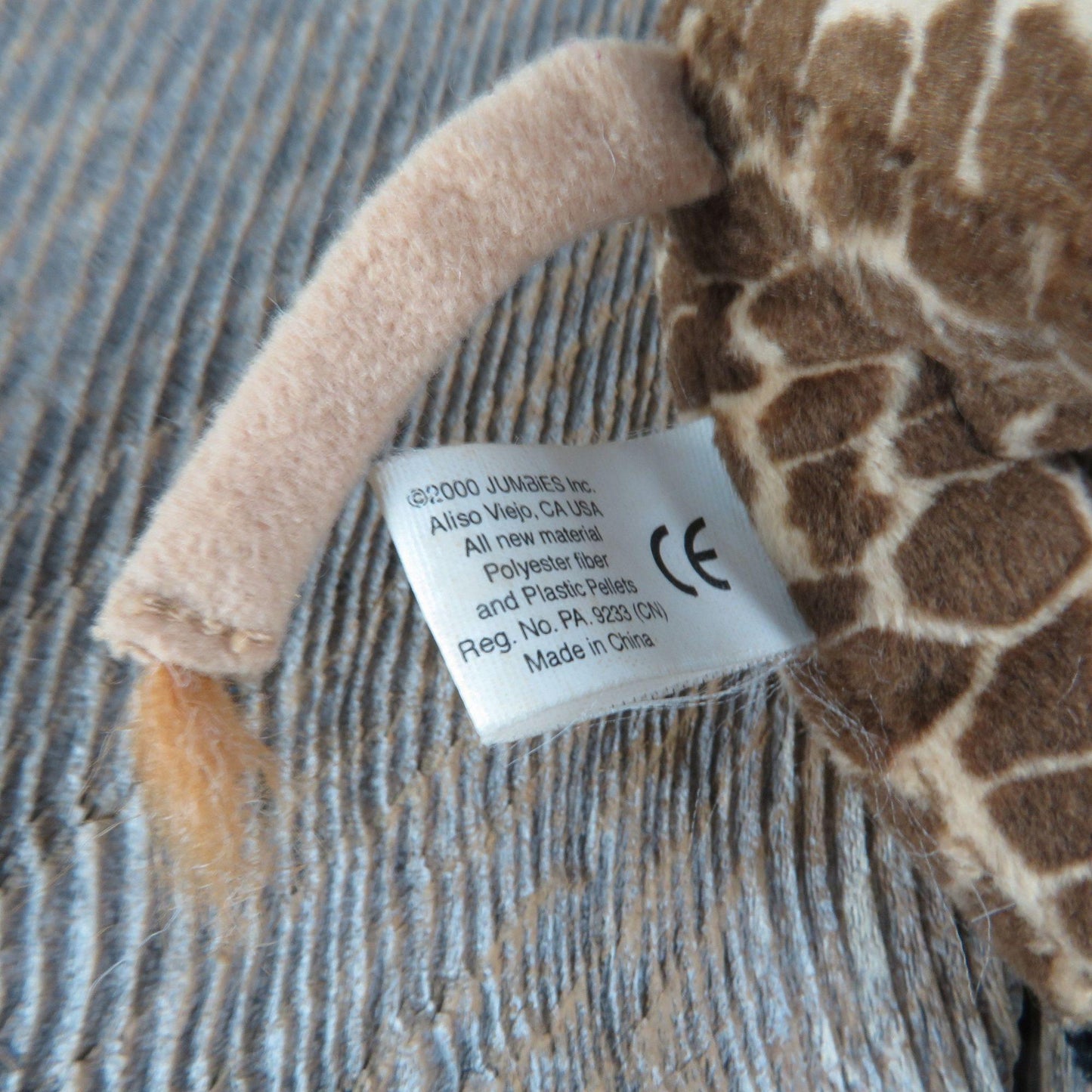 Vintage Giraffalo Plush Beanie Giraffe Buffalo Bean Bag Stuffed Animal by Jumbies 2000