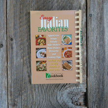 Load image into Gallery viewer, Vintage Cookbook Easy Italian Favorites California Nevada Arizona Utah Home Economics Teachers 2000