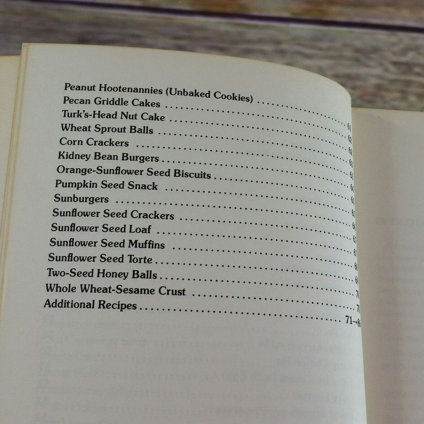 Vintage Cookbook The Crunchy Juicy Cookbook Recipes 1977 Paperback Book Nancy Albright Fitness House Kitchen Rodale Press