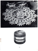 Load image into Gallery viewer, Doily Patterns Crochet Vintage Ruffles Flower Pineapple Doilies Furniture Covers Star Book American Thread Co PDF Instructions - At Grandma&#39;s Table