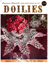 Load image into Gallery viewer, Doily Patterns Crochet Vintage Ruffles Flower Pineapple Doilies Furniture Covers Star Book American Thread Co PDF Instructions - At Grandma&#39;s Table