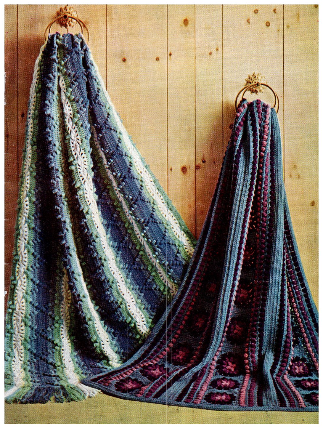 Afghans & Pillows Crochet and Knit Dawn Book No. 181 by American Thread Downloadable PDF - At Grandma's Table
