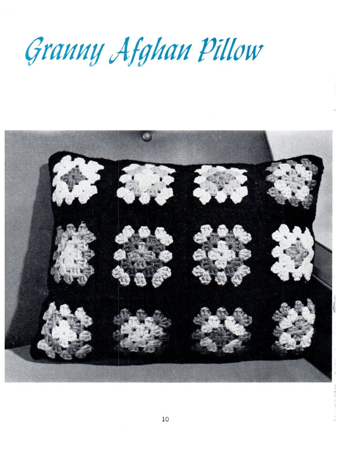 Afghans & Pillows Crochet and Knit Dawn Book No. 181 by American Thread Downloadable PDF - At Grandma's Table