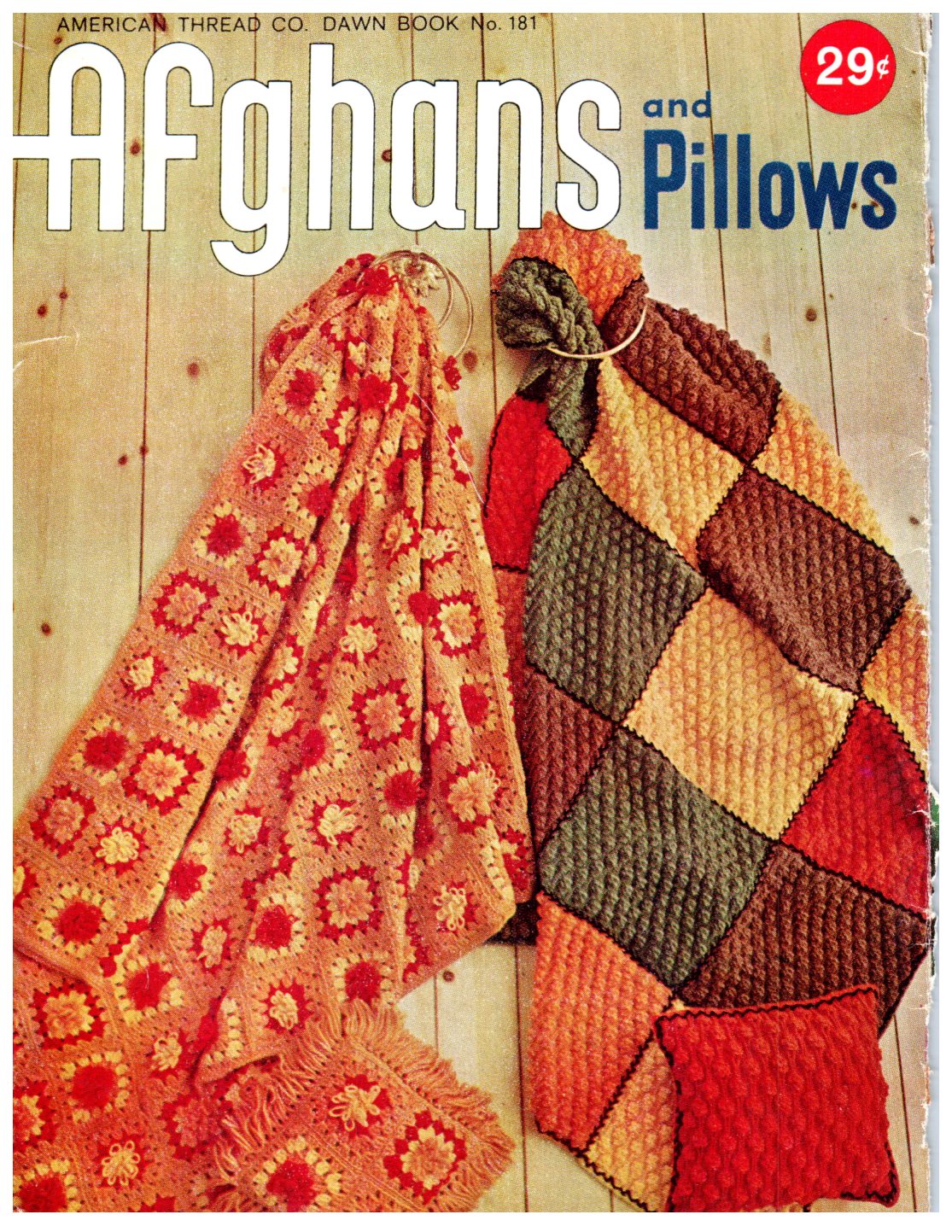 Vintage Crochet Afghan Pattern Bordered Diamond Stitch Download PDF -   – At Grandma's Table