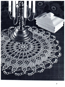 Vintage Crochet Doily Patterns Priscilla Doilies Knit Hairpin Lace Tatted Coats & Clark's Book No. 197  Downloadable PDF Instructions - At Grandma's Table