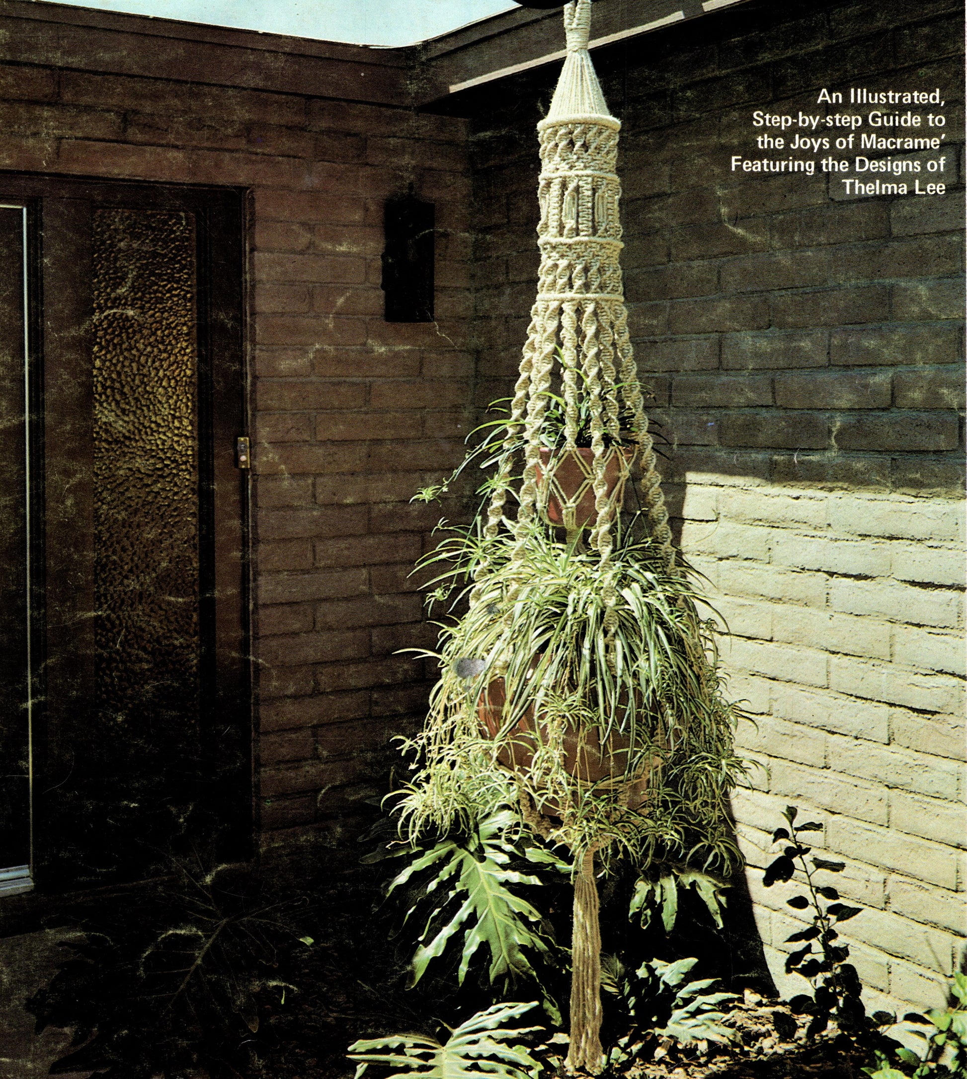 macrame plant hanger vintage Vintage Macrame Hangers Pattern Book Plant Holders Hangings Knots Knot – At Grandma's Table