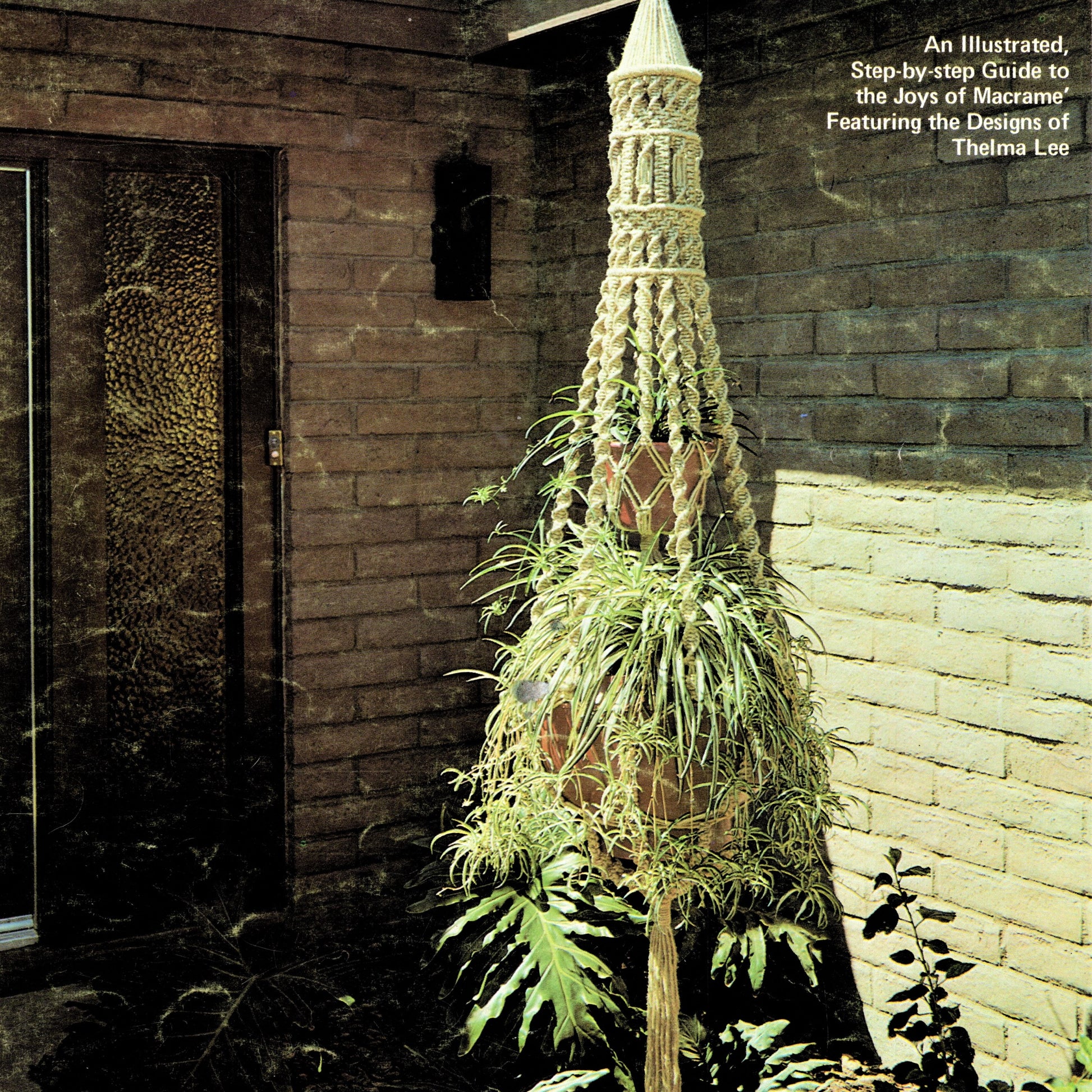 vintage macrame plant hanger Vintage Macrame Hangers Pattern Book Plant Holders Hangings Knots Knot – At Grandma's Table