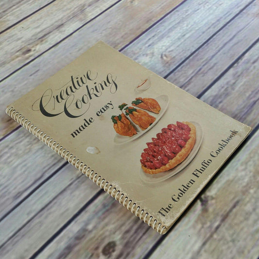 Vintage Creative Cooking Made Easy Cookbook Golden Fluffo Shortening 1956 Procter Gamble - At Grandma's Table