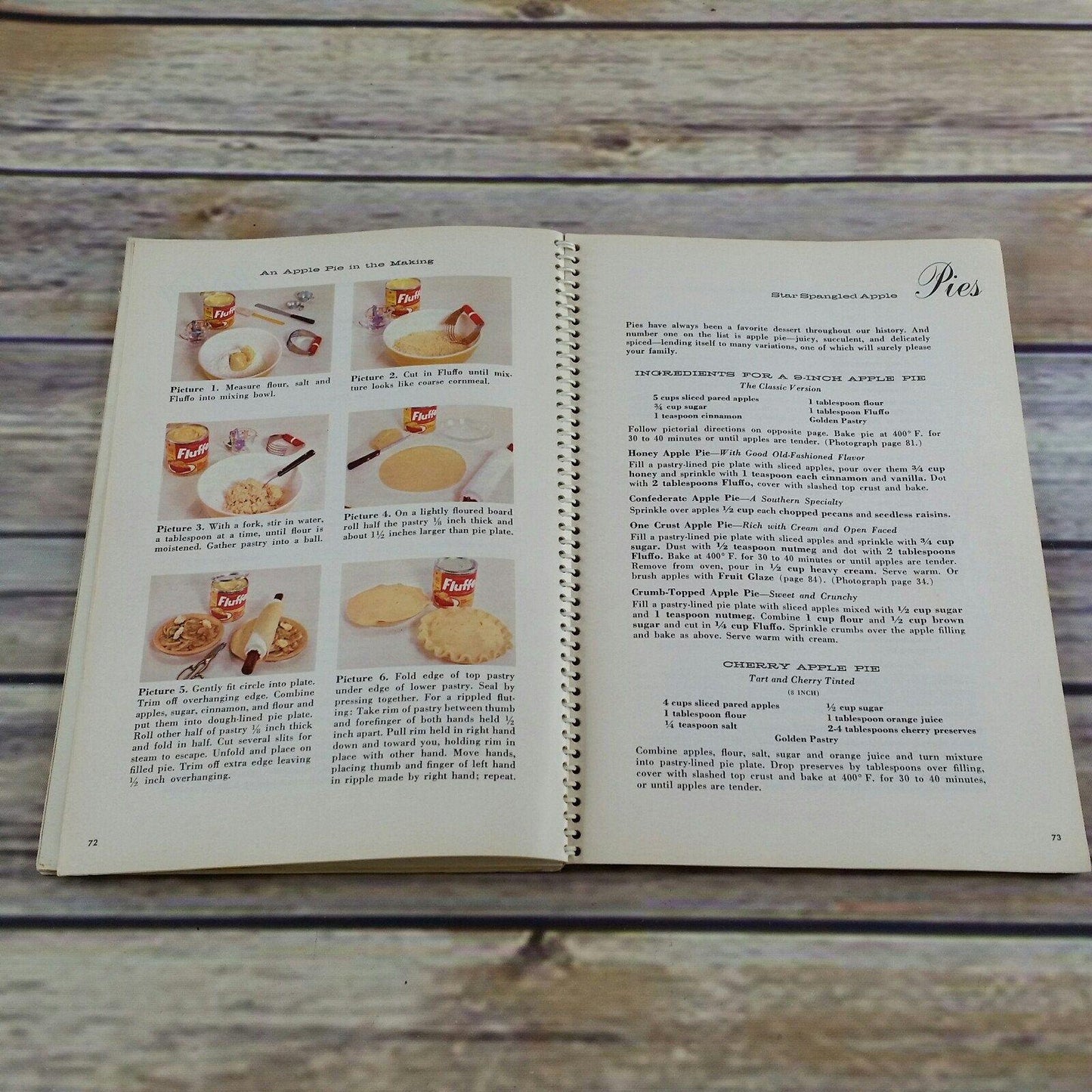 Vintage Creative Cooking Made Easy Cookbook Golden Fluffo Shortening 1956 Procter Gamble