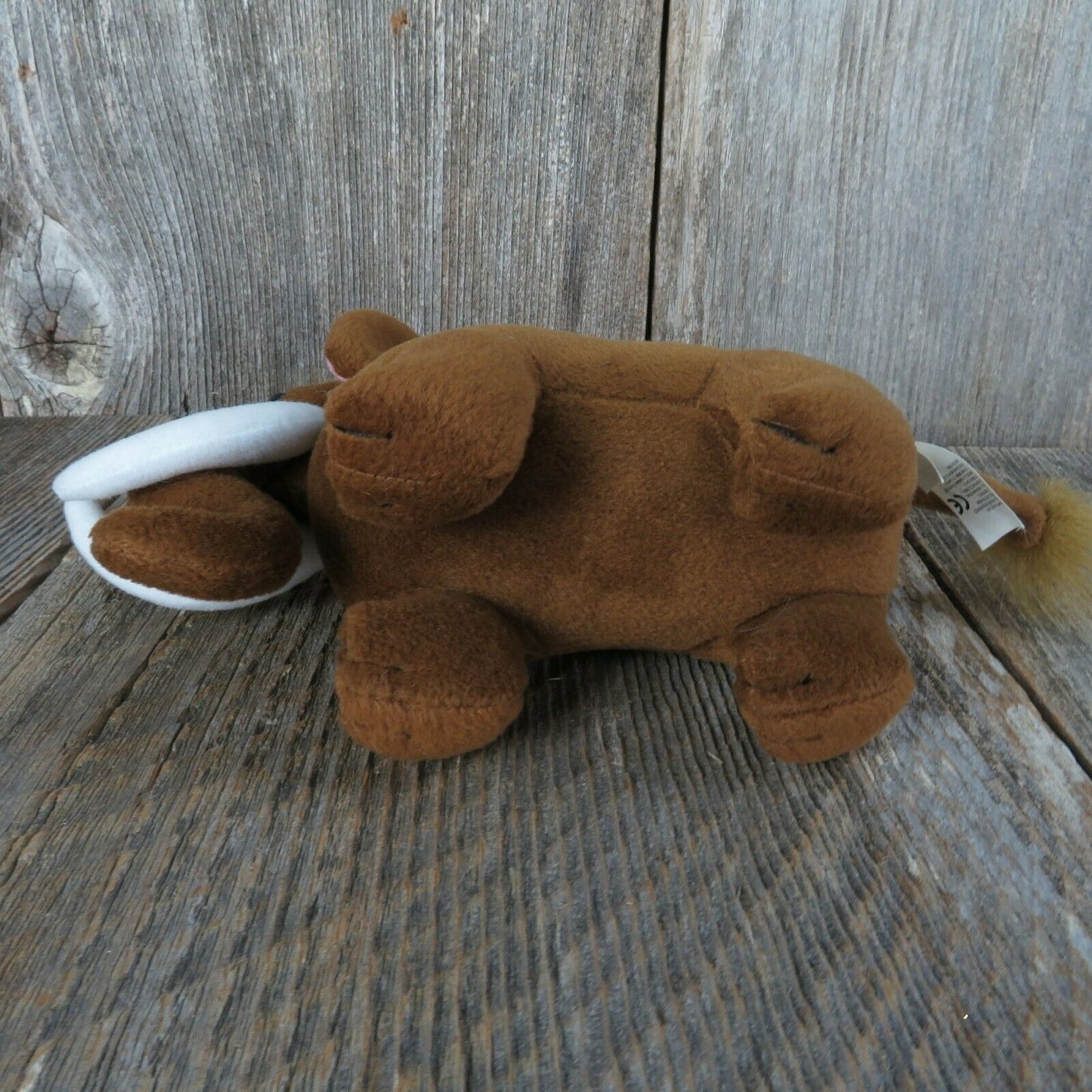 Wooly Mammoth Elephant Plush Dakin Applause Tusks Brown Small