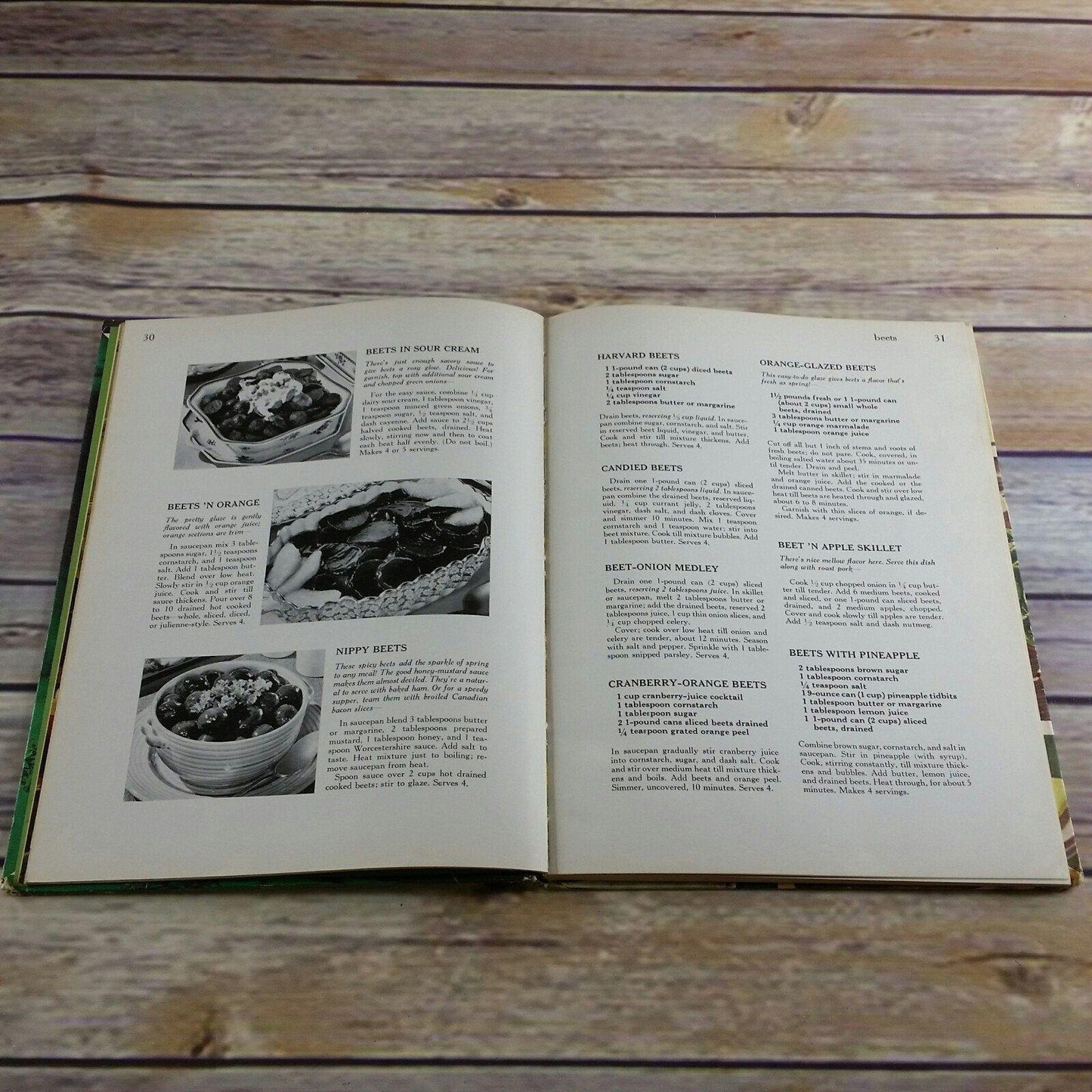 Vintage Cookbook Vegetable Recipes Better Homes and Gardens 1968 Third Printing Hardcover Canning and Freezing Soups Sauces Seasonings