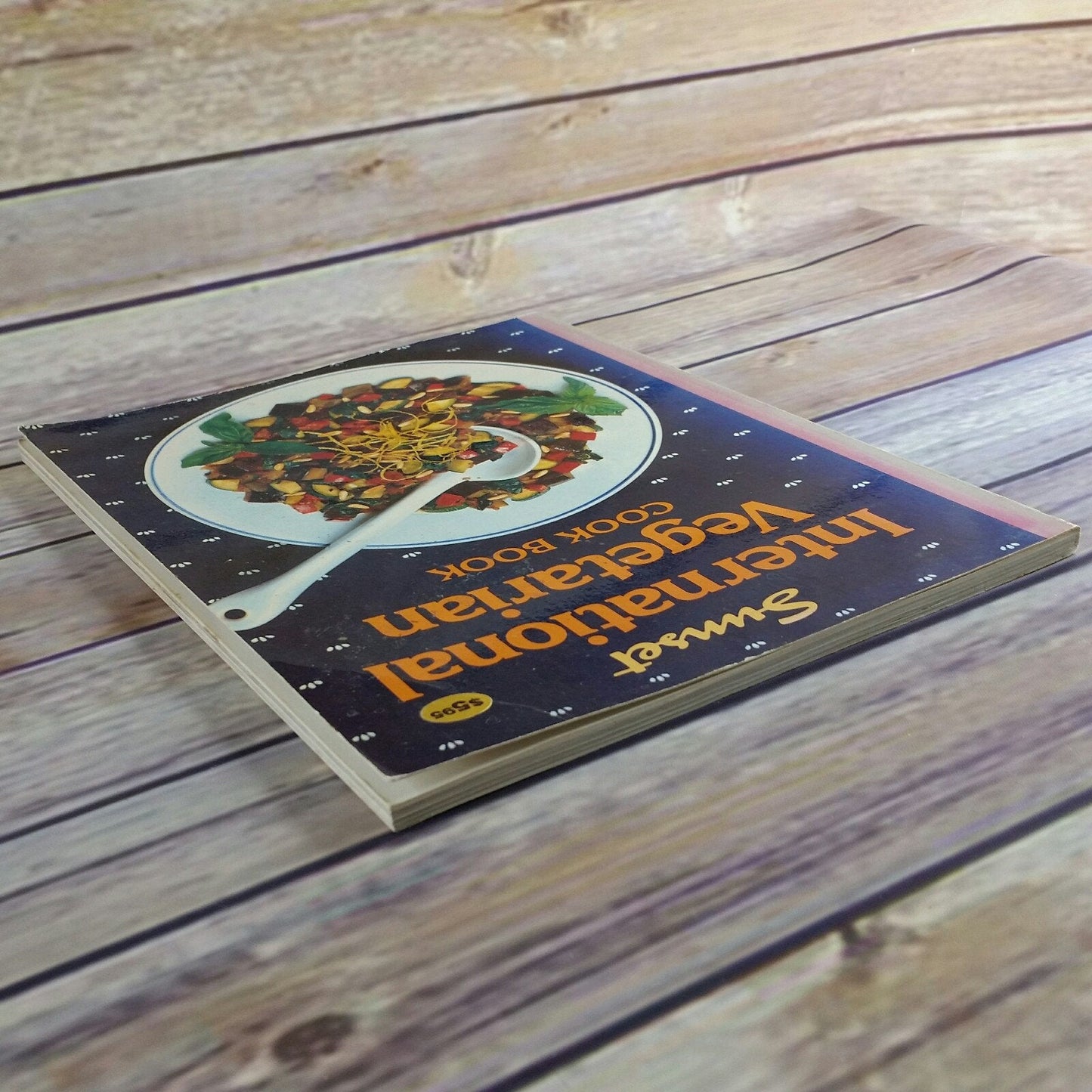 Vintage Cookbook Sunset International Vegetarian Cooking Recipes International Favorites 1984 Paperback Appetizers Breads Desserts