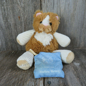 Scratch Cat Plush Scentsy Buddy Kitten Kitty Stuffed Animal Brown Cream Newborn