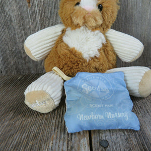 Scratch Cat Plush Scentsy Buddy Kitten Kitty Stuffed Animal Brown Cream Newborn