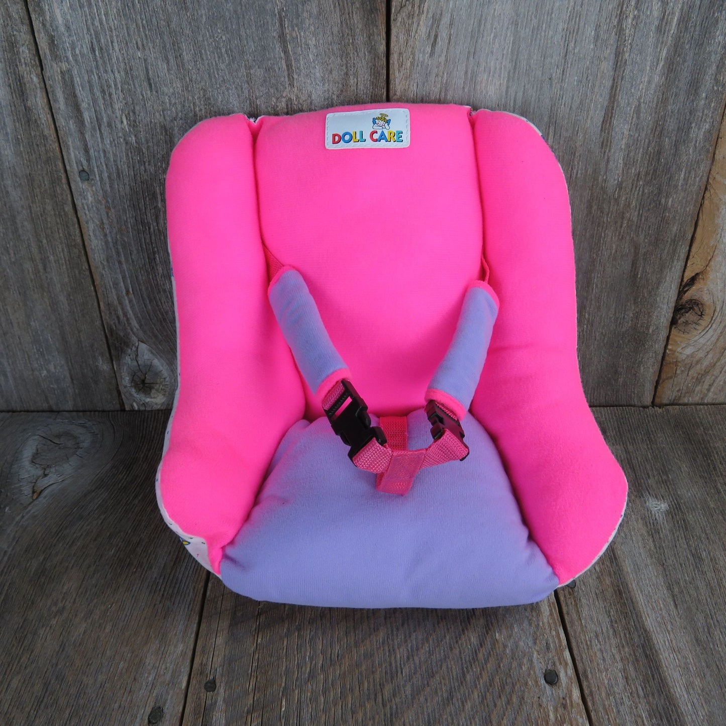 Vintage Doll Car Seat Soft Plush Fabric Doll Car Hot Pink Purple Creative Designs