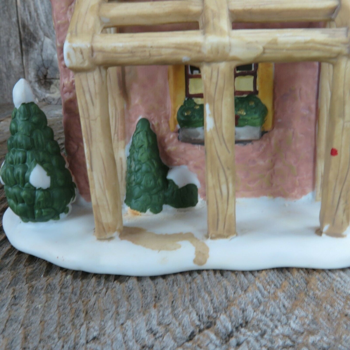 Sense of Thyme Herb Shop Christmas Village House Victorian Santa's Workbench