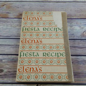 Vintage Cookbook Elena's Fiesta Recipes Zelayeta 1955 Mexican Spanish Ward Ritchie Press Los Angeles Paperback