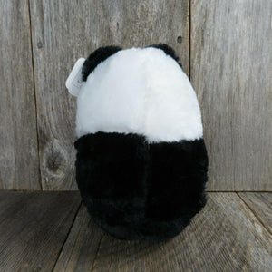 Panda Bear Belly Buddies Plush Nanco Stuffed Animal Toy Pot Belly Blue Eyes