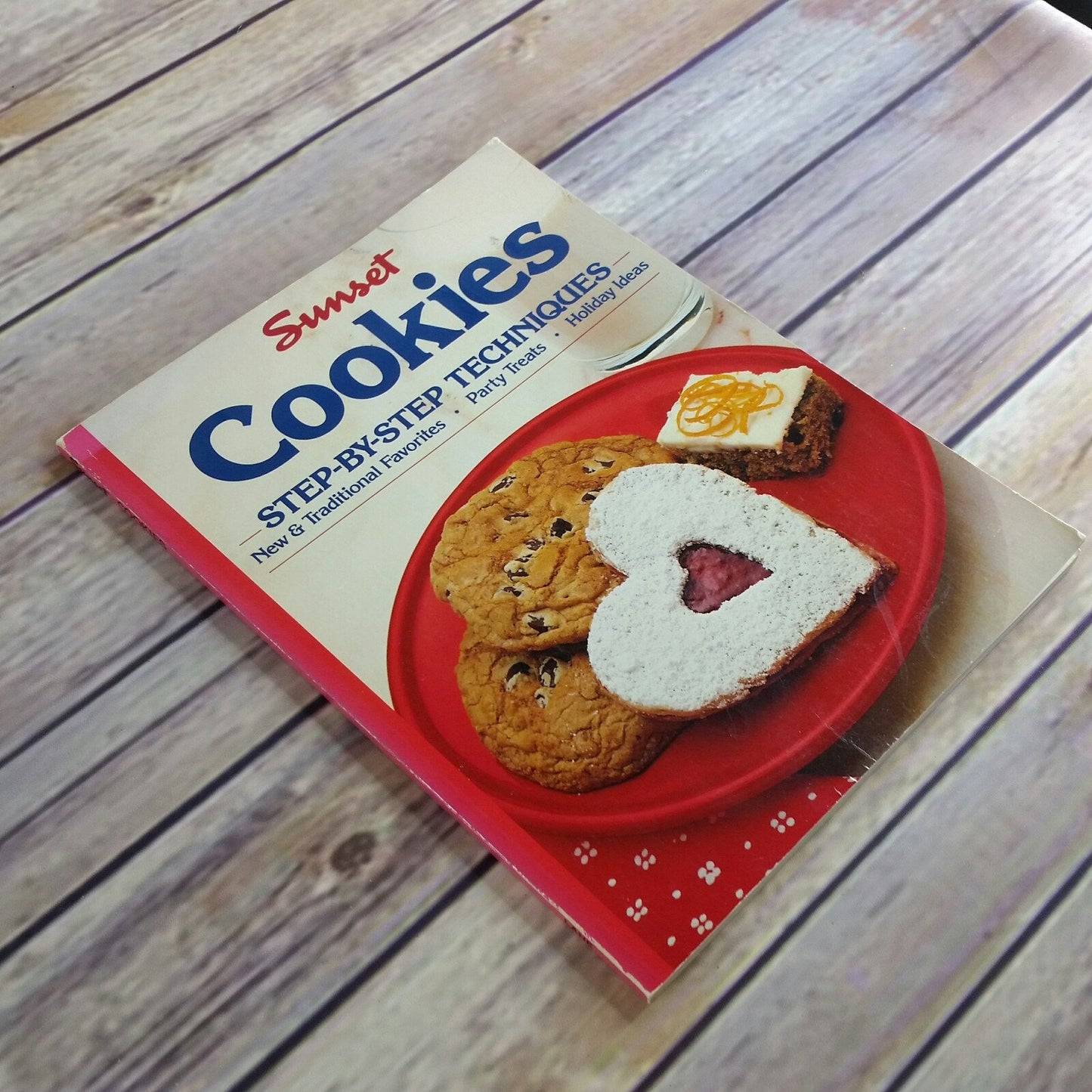 Vintage Cookbook Sunset Cookies Recipes 1985 First Printing Step by Step Techniques Paperback