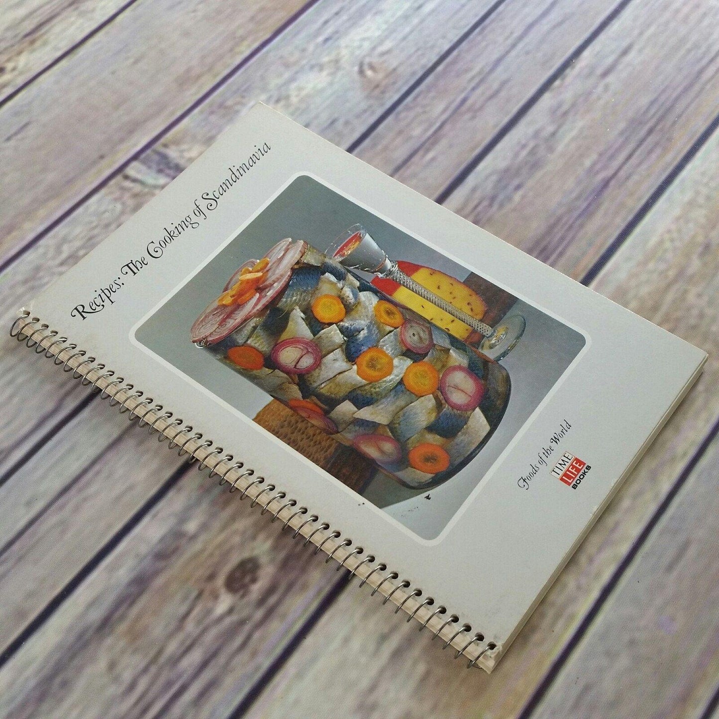 Vintage Cookbook Scandinavian Cooking Recipes Time Life Books Foods of the World 1968 Spiral Bound The Cooking of Scandinavia