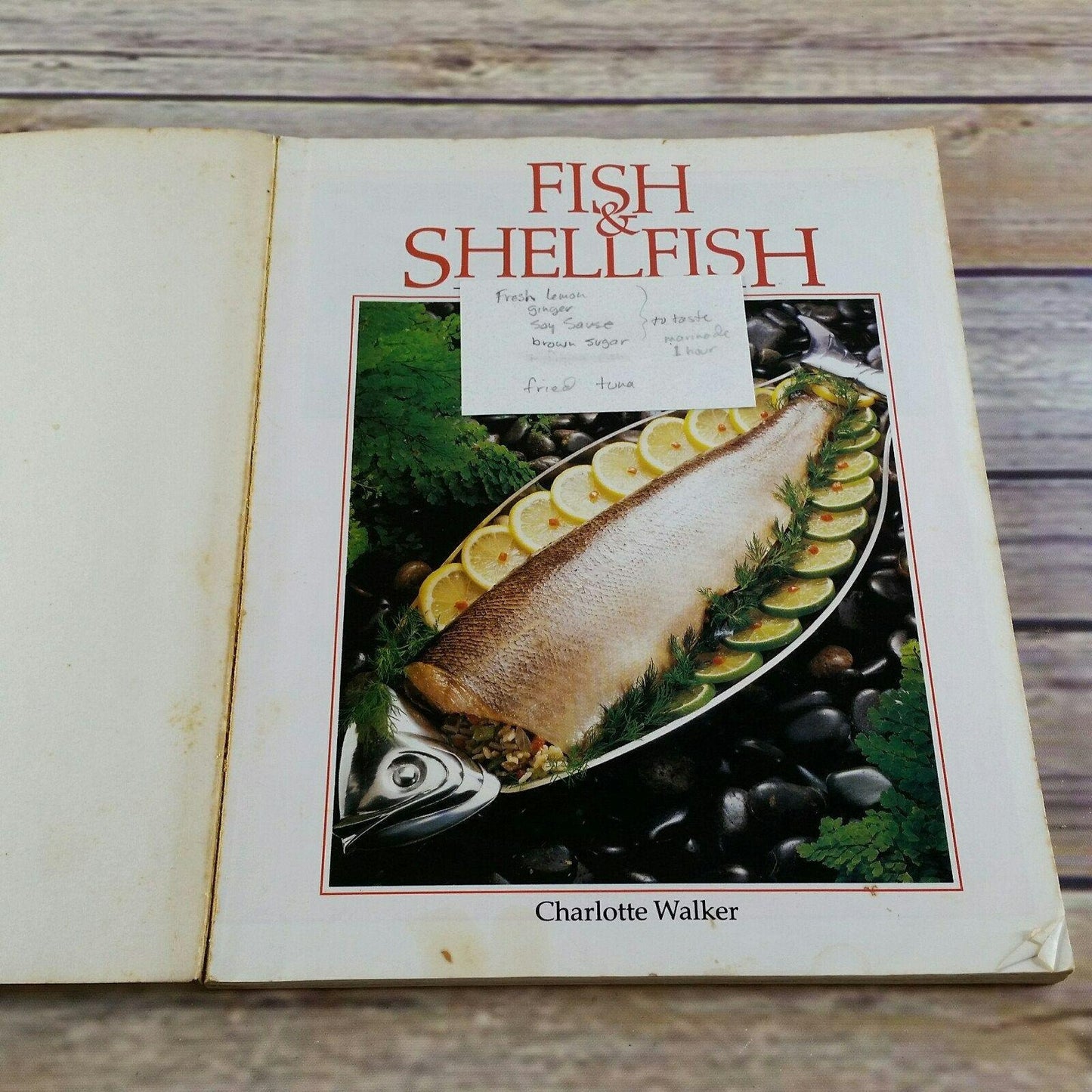 Vintage Seafood Cookbook Fish and Shellfish Seafood Recipes Charlotte Walker HPBooks Paperback 1984