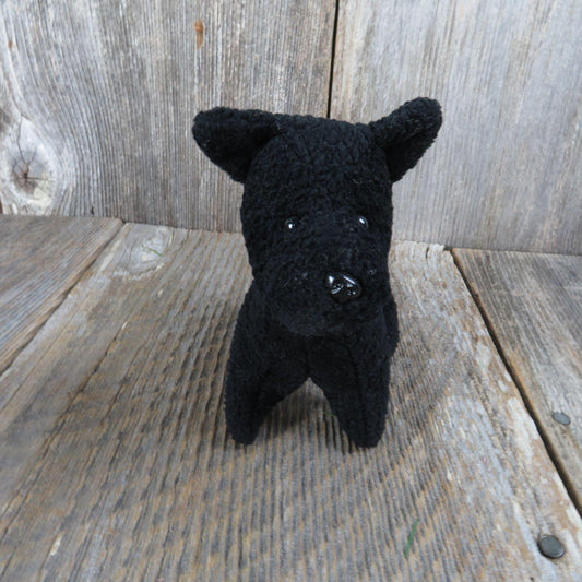 Vintage Scottie Puppy Dog Plush Ty Beanie Babies Black 1996