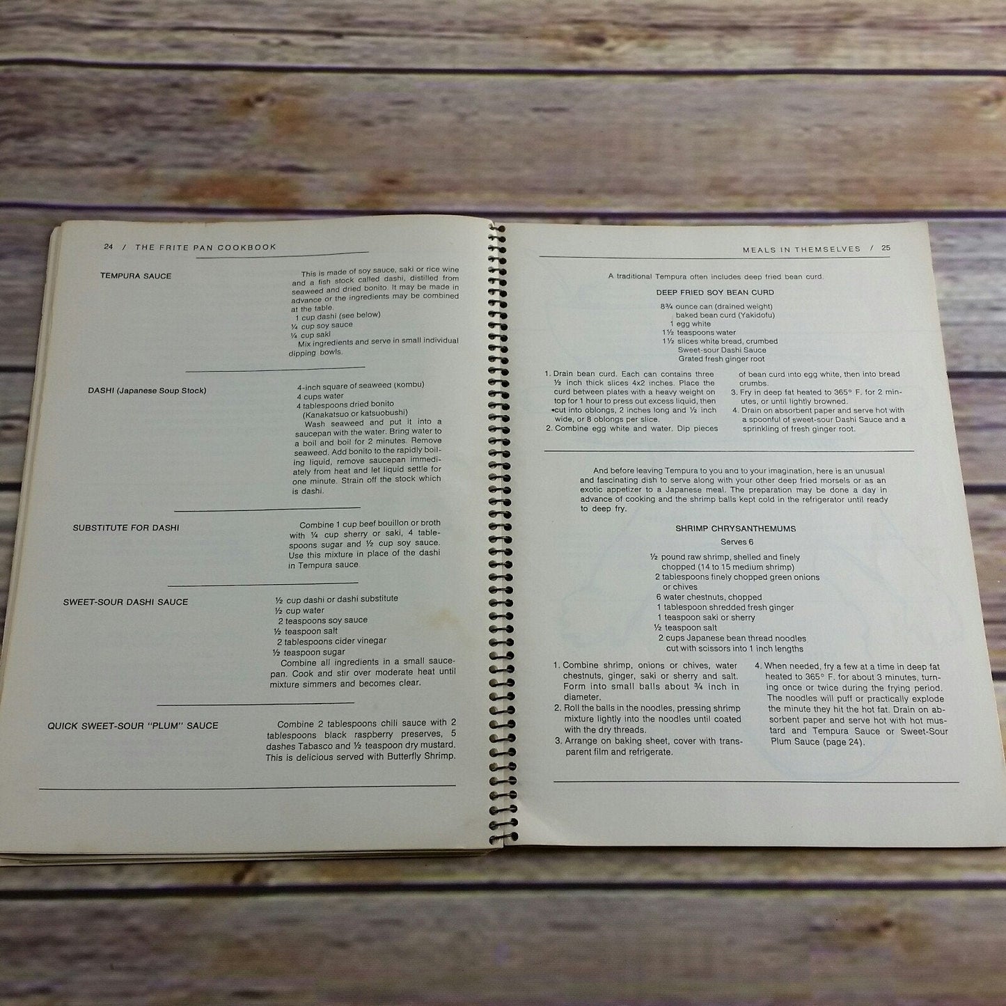 Vintage Cookbook Frite Pan Deep Frying 125 Recipes Ann Seranne Spiral Bound 1971 First Printing Copco Cooking Series Tempura