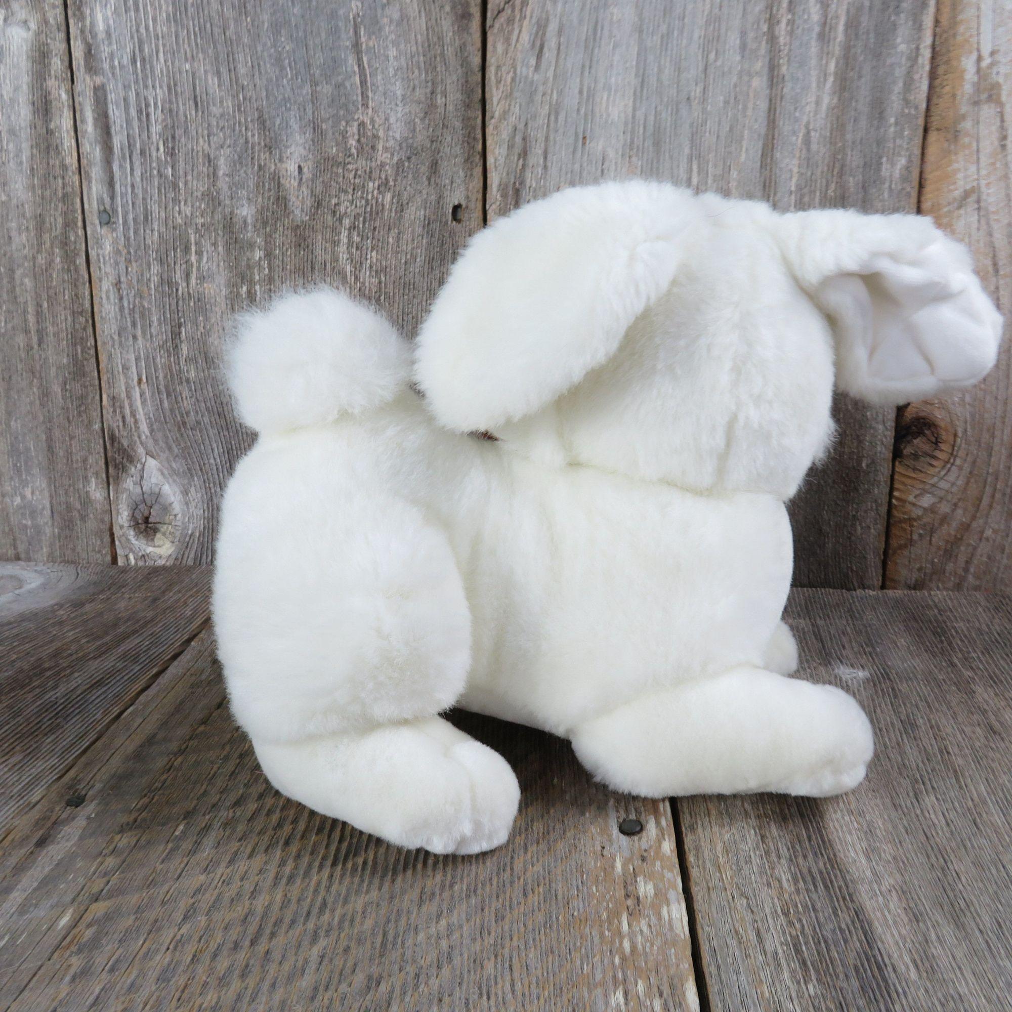  BIBABLYKE Cute Plush Rabbit Pendant Soft White Rabbit