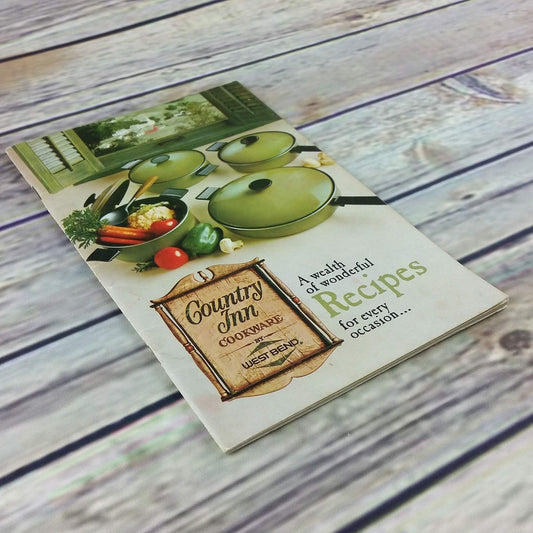 Vintage Cookbook West Bend Recipe Instructions Country Inn Cookware 1969 Teflon