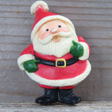 Load image into Gallery viewer, Vintage Santa Claus Christmas Pin Brooch Cute Rustic Cartoon
