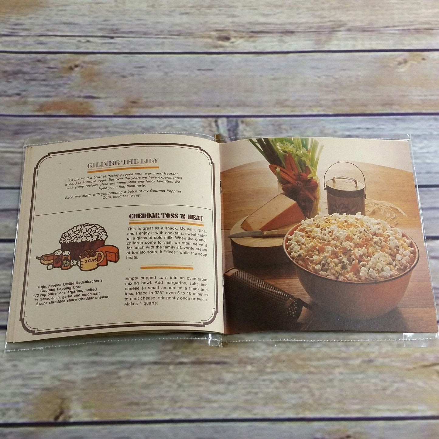 Vintage Cookbook The Popping Corn Book Orville Redenbacher Popcorn King 1975 Promo Paperback Booklet