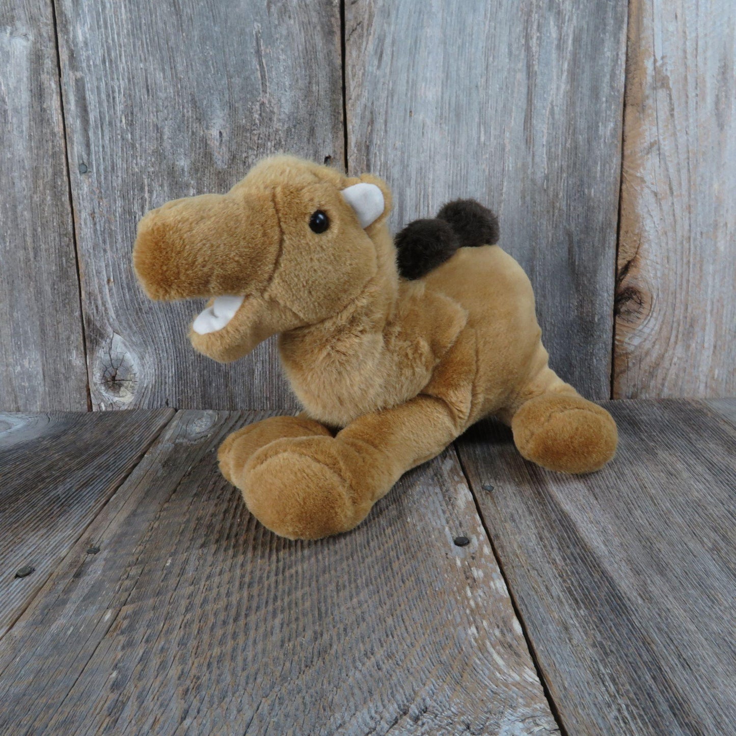 Vintage Camel Plush Floppy Legs Brown Stuffed Animal Desert Animal