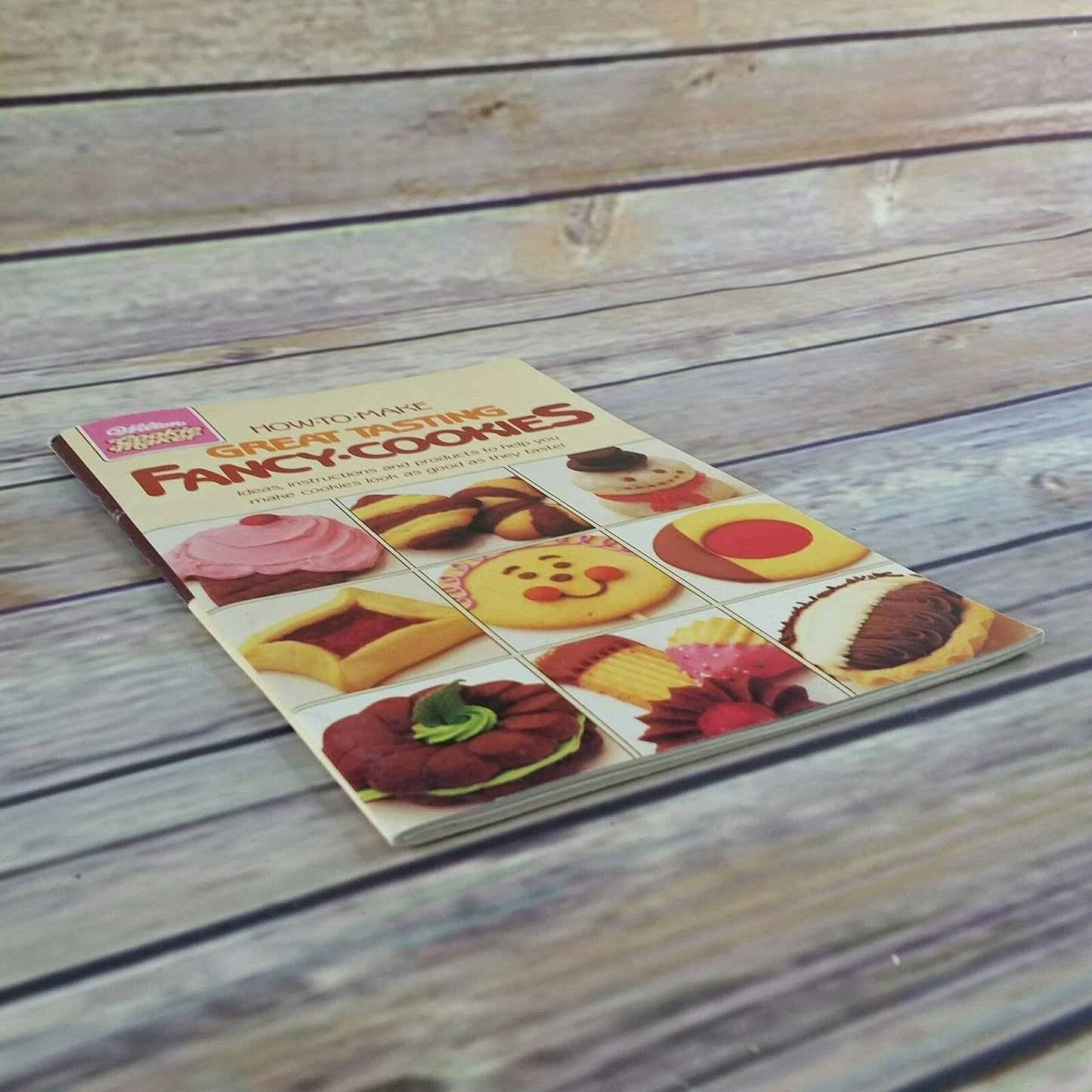 Vintage Wilton Cookbook Cookie Maker How To Make Great Tasting Fancy Cookies 1984