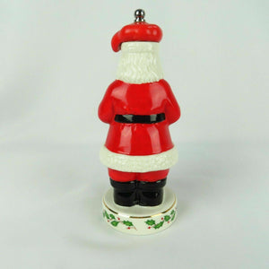 Lenox Santa Claus Spicy Pepper Mill Grinder Christmas Shaker