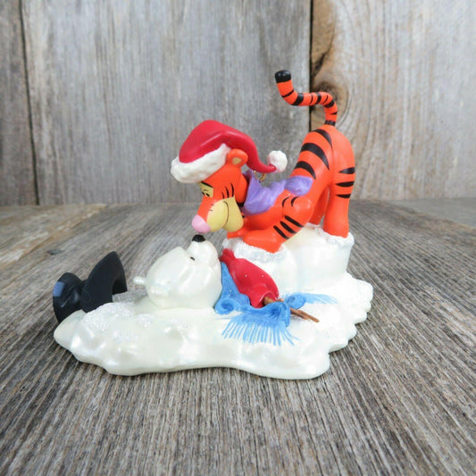 Winnie the Pooh Tigger Ornament Bounce Practice Snowman Hallmark 2005 - At Grandma's Table