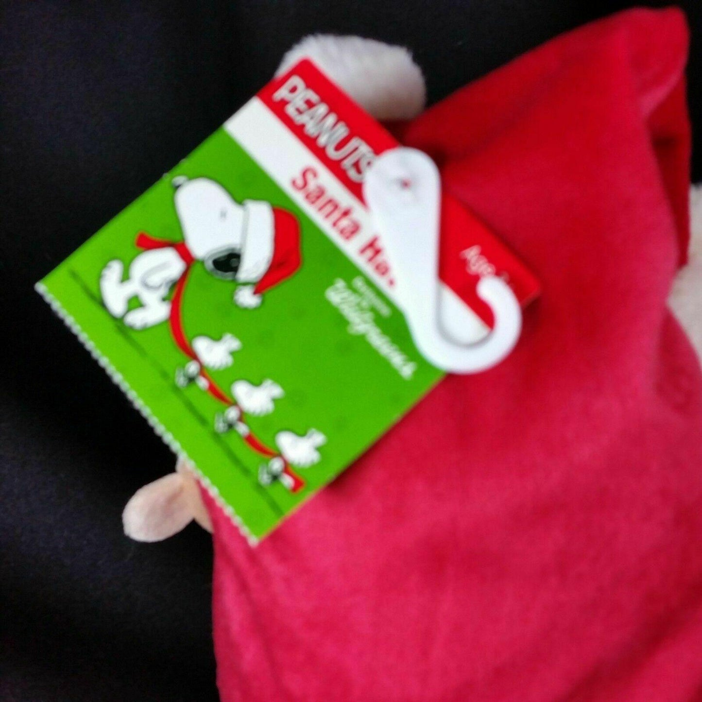 Santa Claus Hat Charlie Brown Christmas Stocking Peanuts Snoopy New Red White