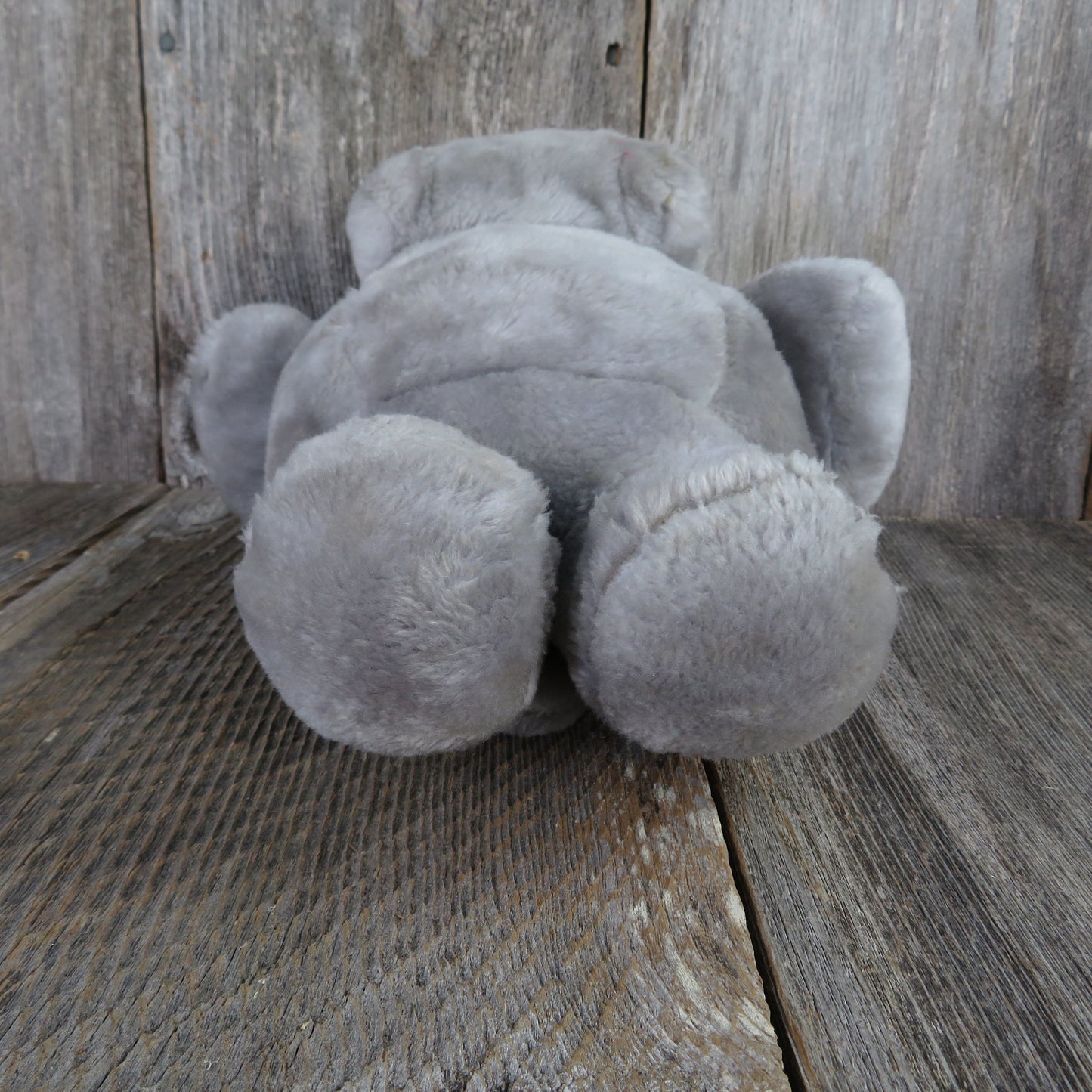 Vintage Hippo Plush Sandra Boynton Hippopotamus  Cartoon Grey Stuffed Animal Comic Standing