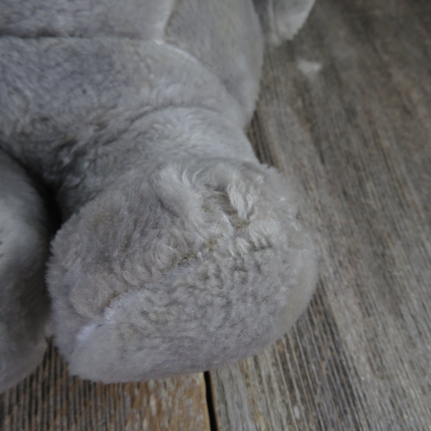 Vintage Hippo Plush Sandra Boynton Hippopotamus  Cartoon Grey Stuffed Animal Comic Standing