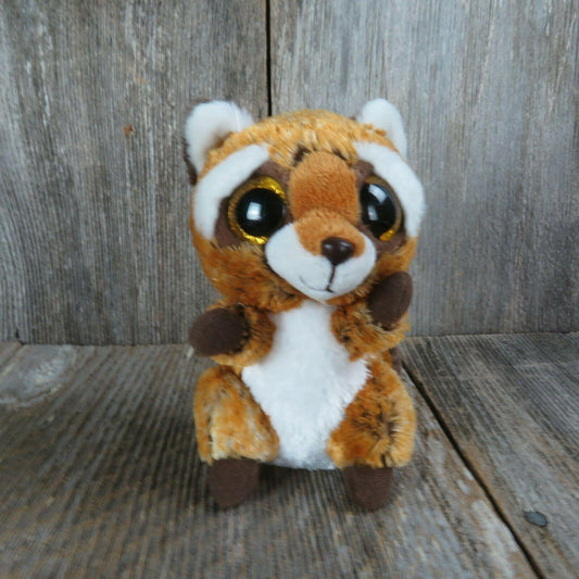 Ty Beanie Boos Rusty The Raccoon Plush Stuffed Animal Kids Gift Toy Boys Girls