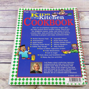 Vintage Kids Cookbook Fun with Kids in the Kitchen Kids Cooking Recipes Spiral Bound 1996 Judi Rogers