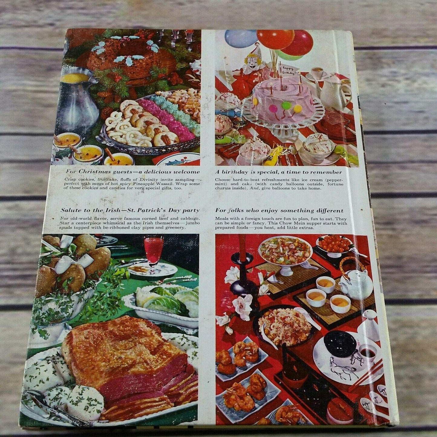 Vtg The Holiday Cookbook Better Homes and Gardens Recipes for Holidays and Special Occasions 1967 Hardcover 6th Printing