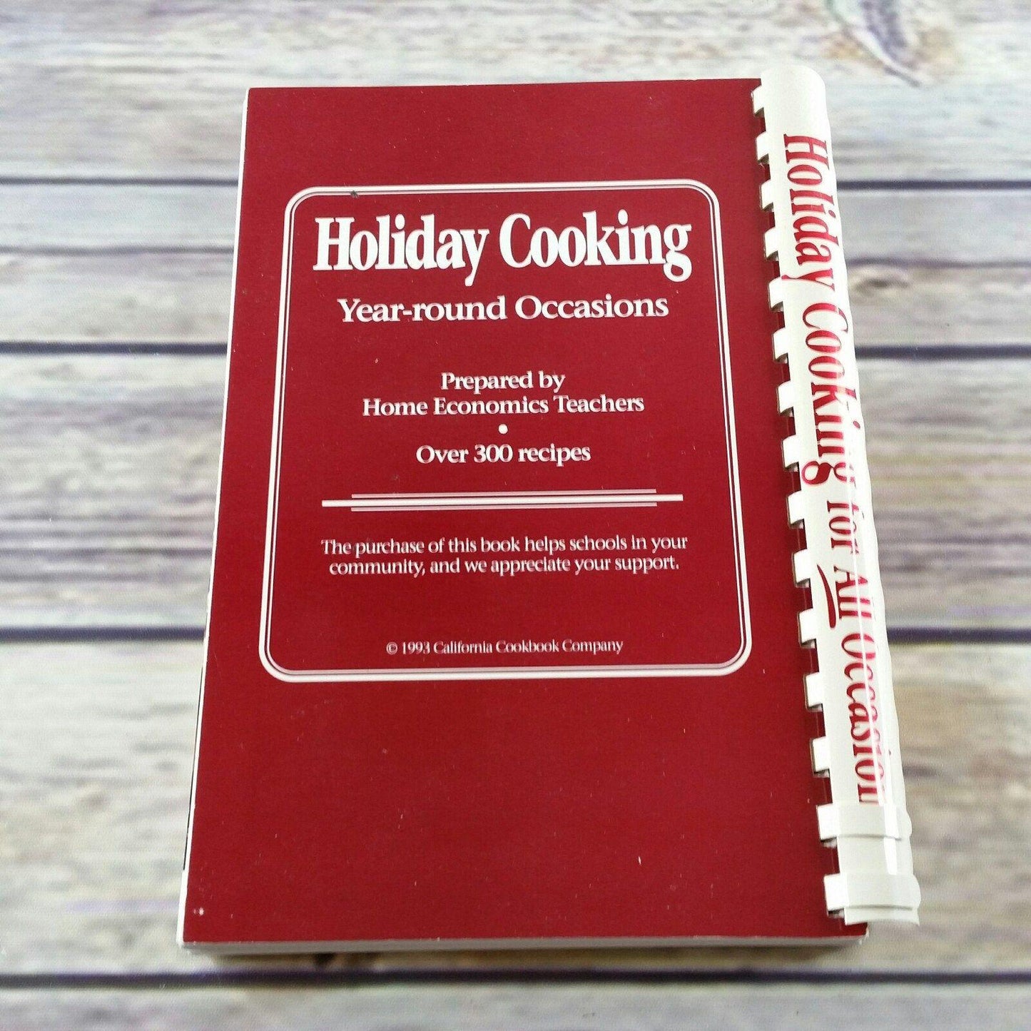 Vintage Holiday Cooking Cookbook Christmas Thanksgiving Halloween Appetizers Dip Salad Dessert Home Economics Recipes 1993