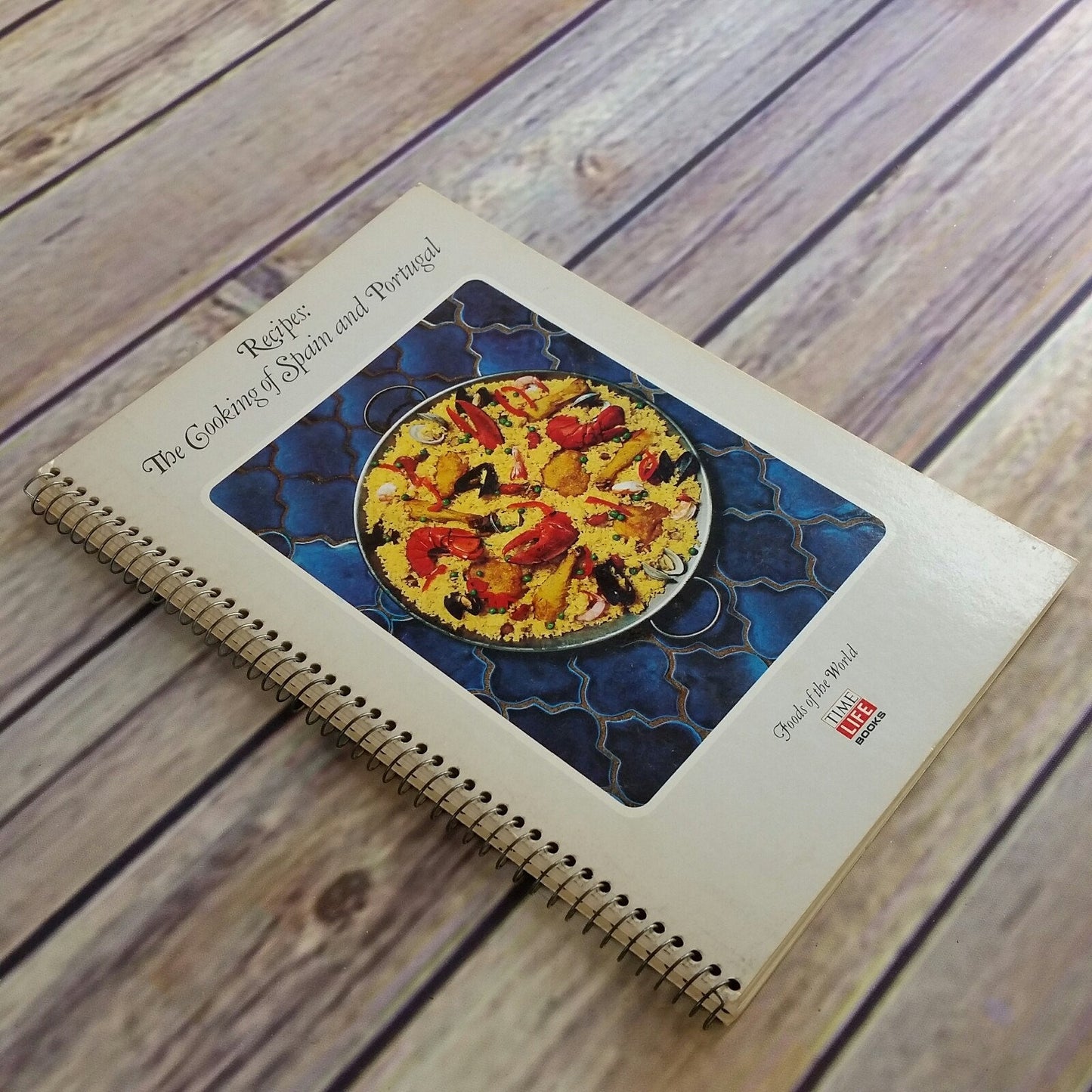 Vtg Spanish and Portuguese Cookbook The Cooking of Spain and Portugal Time Life Books Foods of the World 1969 Spiral Bound