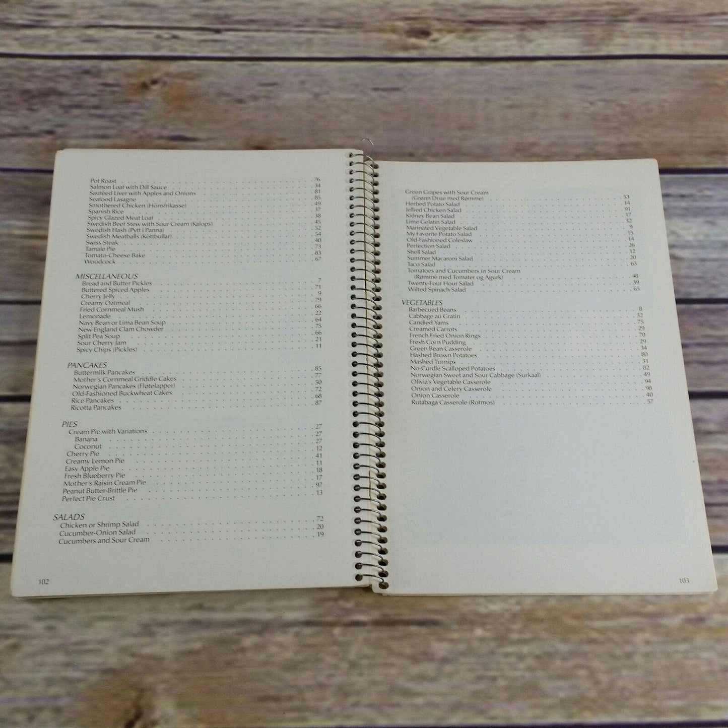 Vintage Cookbook More Family Favorites Recipes Miriam Loo 1980 Current Inc Spiral Bound Paperback