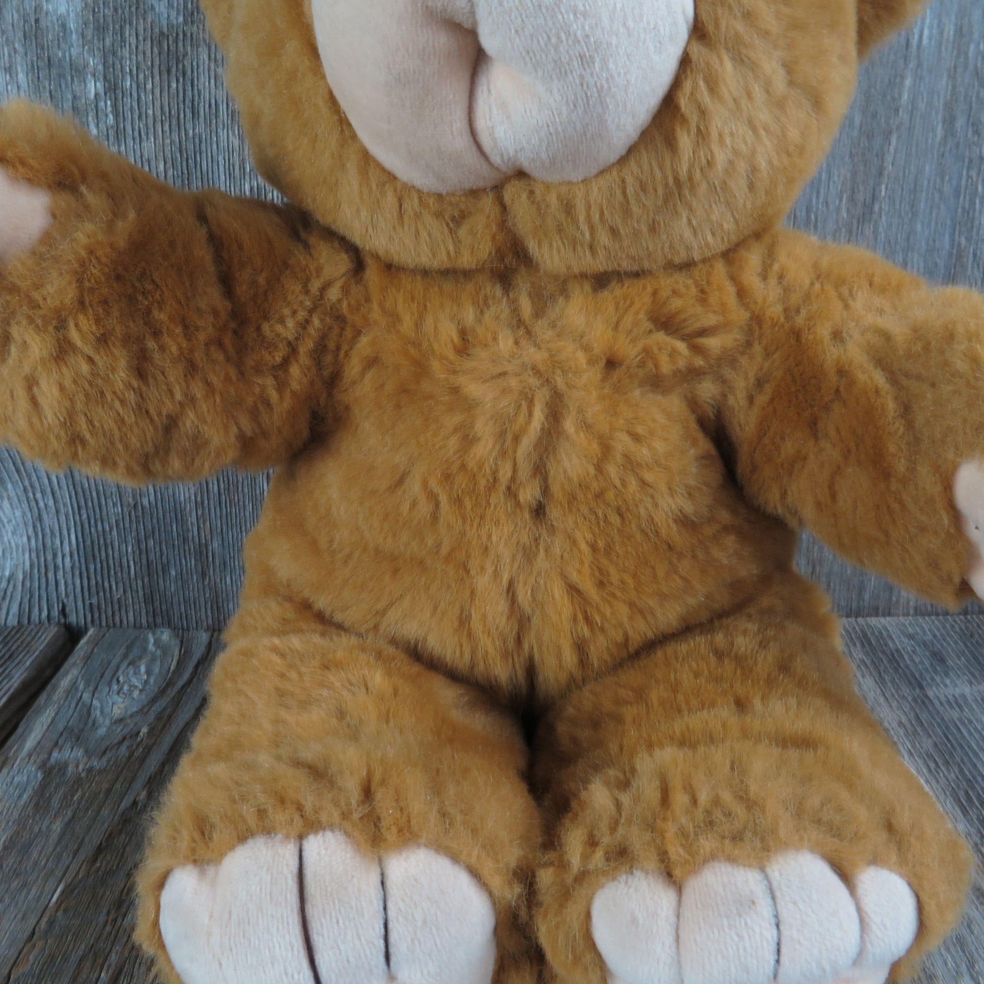 Vintage Brown Teddy Bear Tan Nose Ears Paws Love Land Winsor 1985