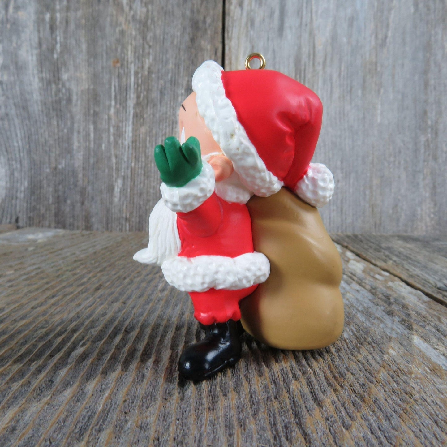 Vintage Elmer Fudd Santa Claus Hallmark Ornament Christmas Looney Tunes Toy Sack 1993