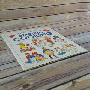 Vintage Kids Cookbook Starting Cooking Usborne First Skills Recipes Children 1995 Paperback
