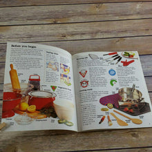 Load image into Gallery viewer, Vintage Kids Cookbook Starting Cooking Usborne First Skills Recipes Children 1995 Paperback